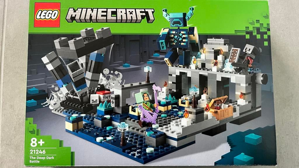 LEGO Minecraft - The Deep Dark Battle - 21246, Kinderen en Baby's, Speelgoed | Duplo en Lego, Zo goed als nieuw, Lego, Complete set