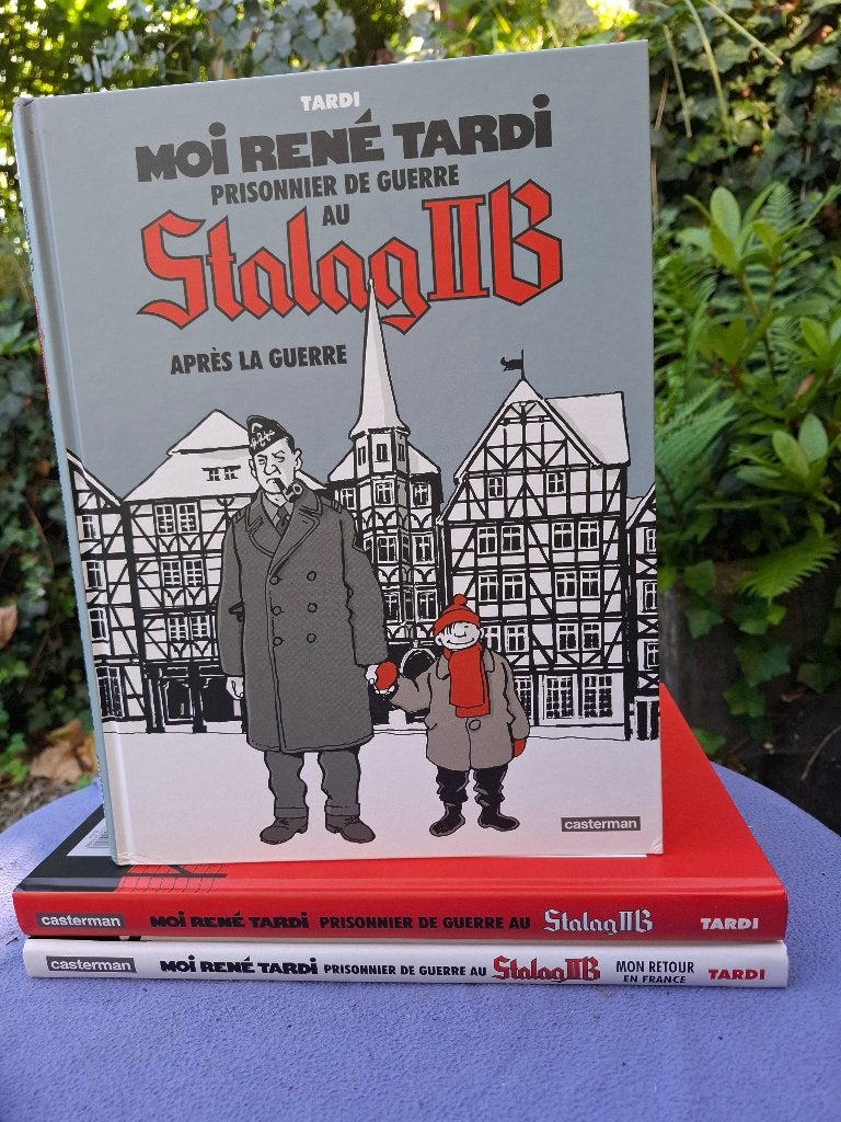MOI RENE TARDI PRISONNIER DE GUERRE AU STALAG 2B TOMES1-3 EO, Complete serie of reeks, Ophalen of Verzenden, Zo goed als nieuw