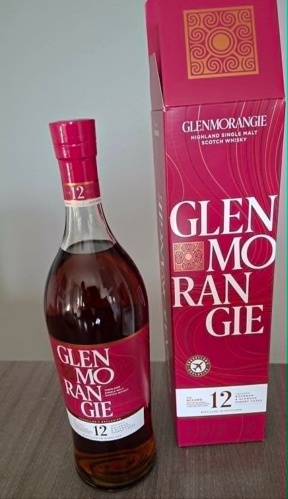 glenmorangie 12 years 1 liter THE ACCORD TE KOOP, Verzamelen, Overige gebieden, Overige typen, Nieuw, Ophalen of Verzenden