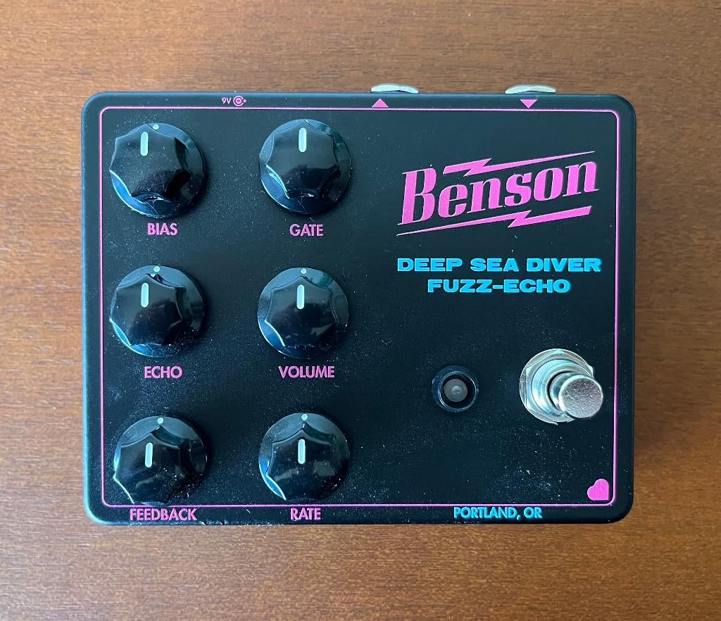 Benson Deep Sea Diver Fuzz Echo, Musique & Instruments, Effets, Enlèvement ou Envoi, Comme neuf, Distortion, Overdrive ou Fuzz