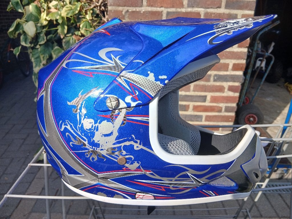 Helm kids, Motos, Vêtements | Casques de moto, Seconde main, Casque off road, Enlèvement, Enfants