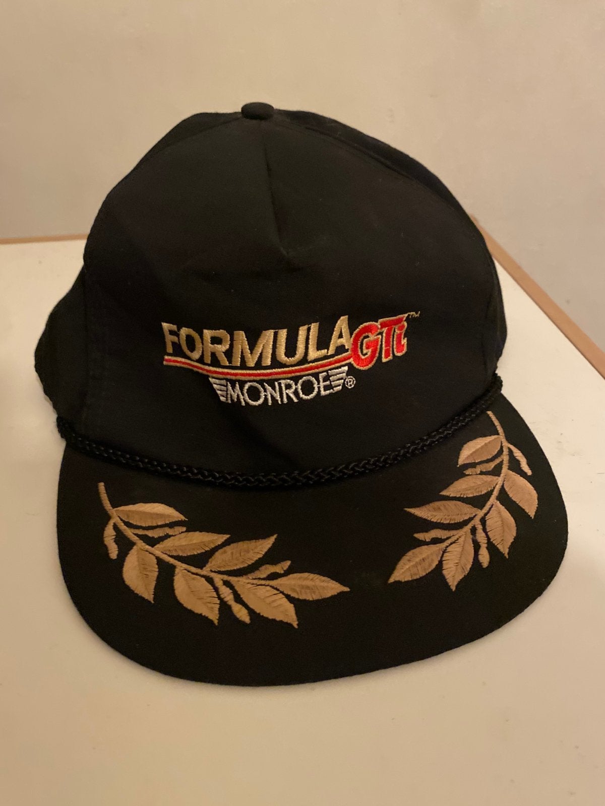 Casquette de course vintage Snapback Formula GTi Monroe, Enlèvement ou Envoi, Comme neuf, Casquette