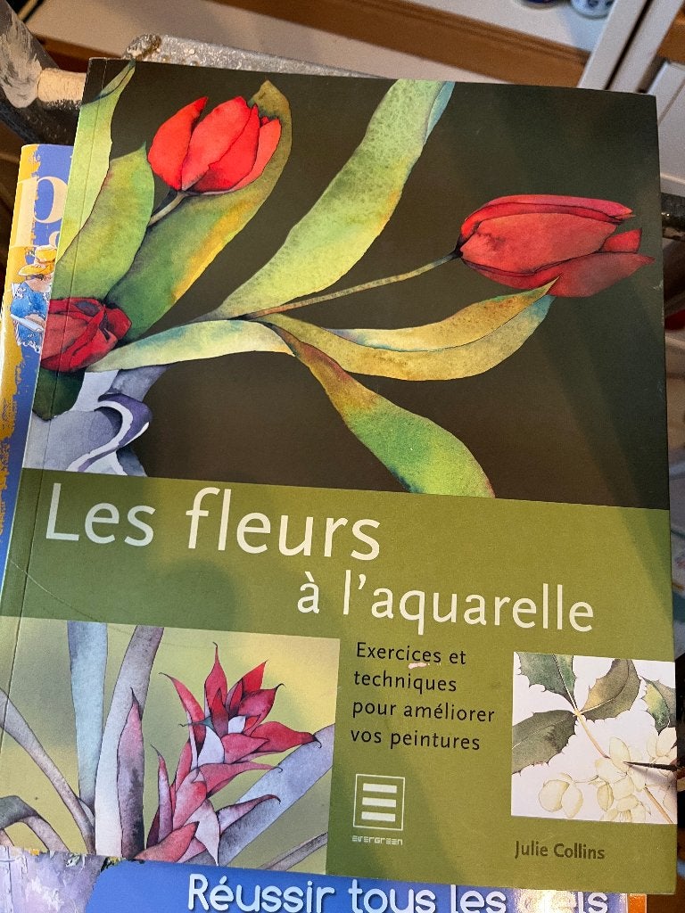 Les Fleurs à l'aquarelle, Hobby & Loisirs créatifs, Enlèvement, Comme neuf, Aquarelle