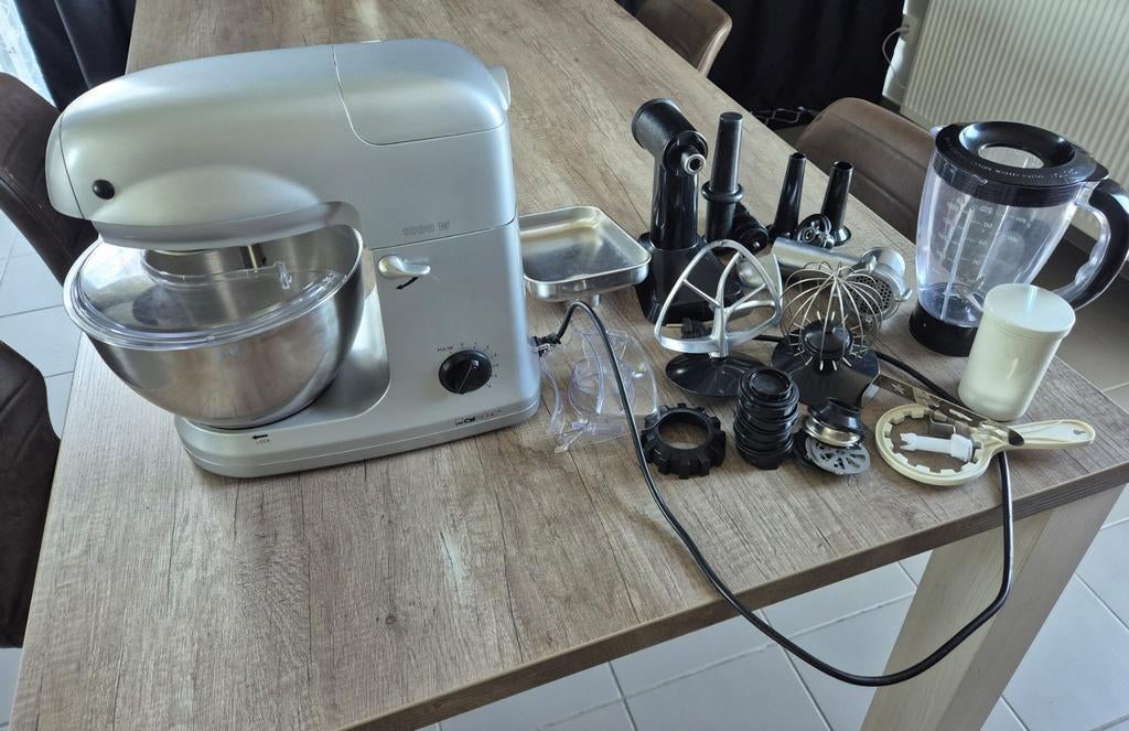 Robot de cuisine avec tous les accessoires, Enlèvement ou Envoi, Comme neuf