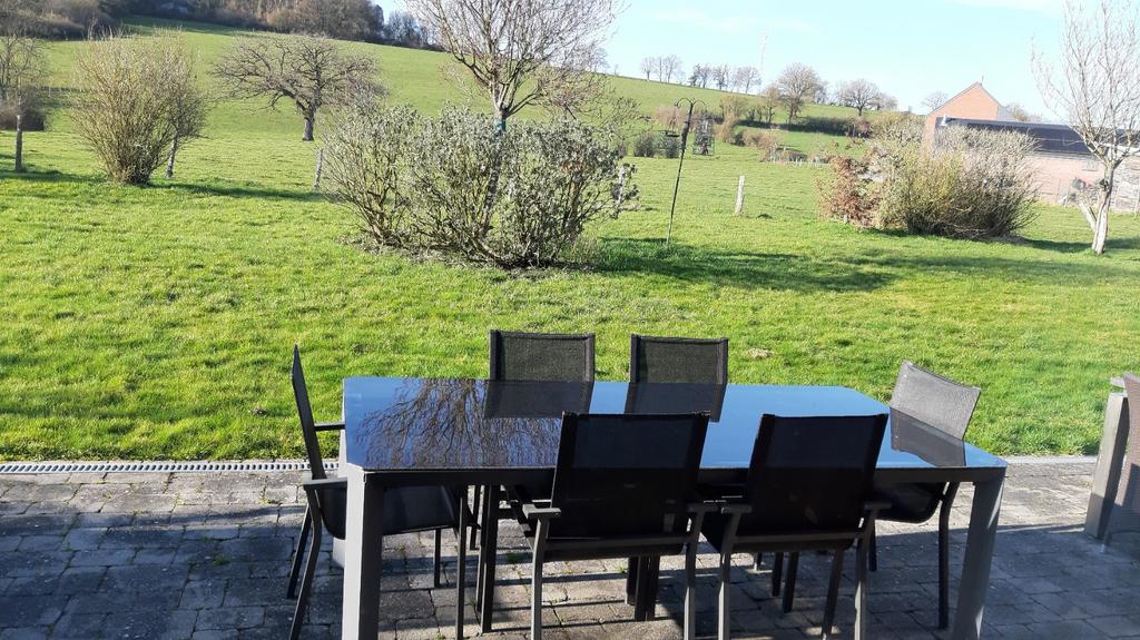 FAIRE OFFRE TABLE + 6 CHAISES, Jardin & Terrasse, Enlèvement, Utilisé, Autres matériaux