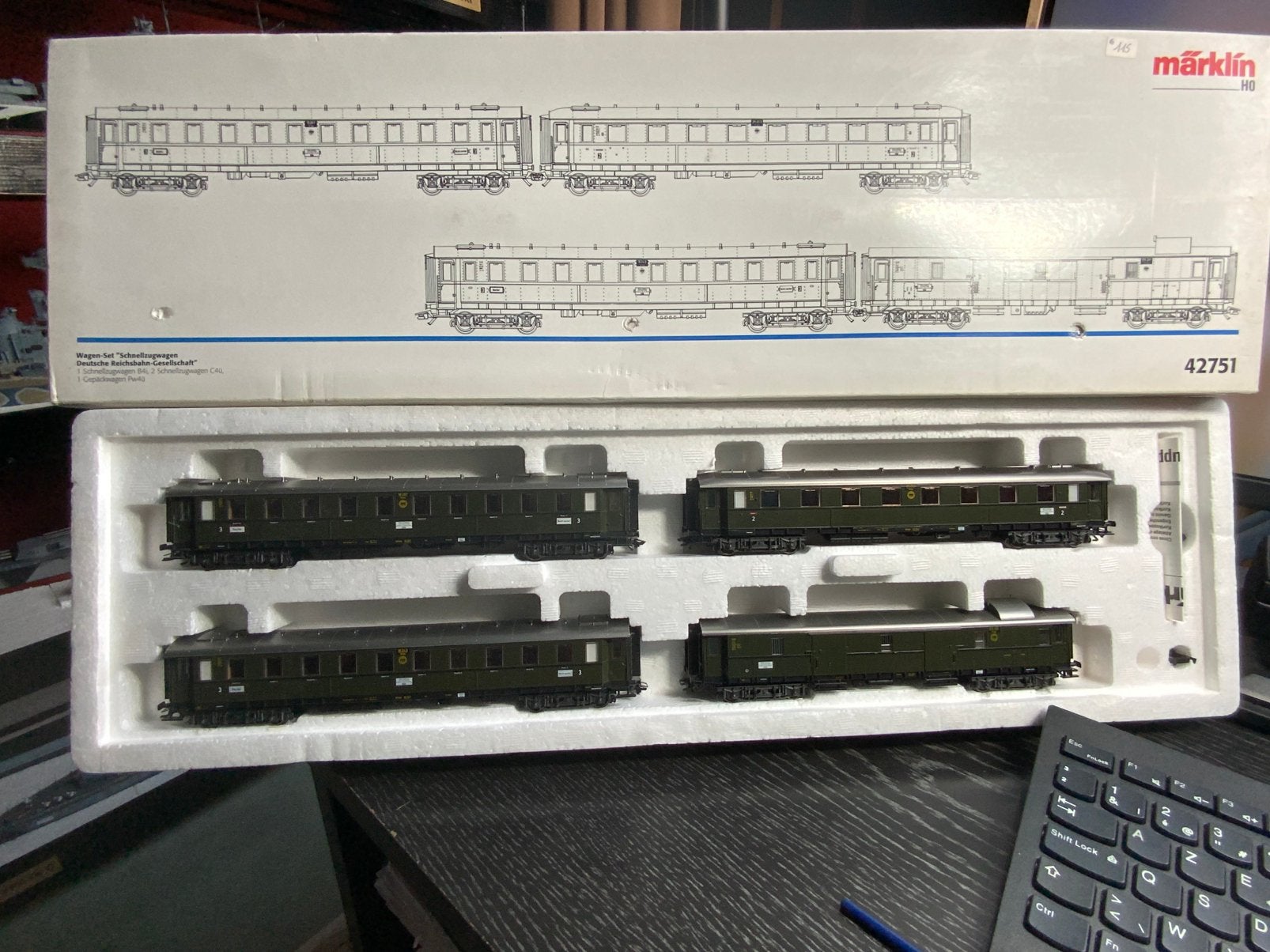 COFFRET MARKLIN 42751 DRG EPOQUE II COMME NEUF !!, Hobby & Loisirs créatifs, Trains miniatures | HO, Enlèvement ou Envoi, Courant alternatif