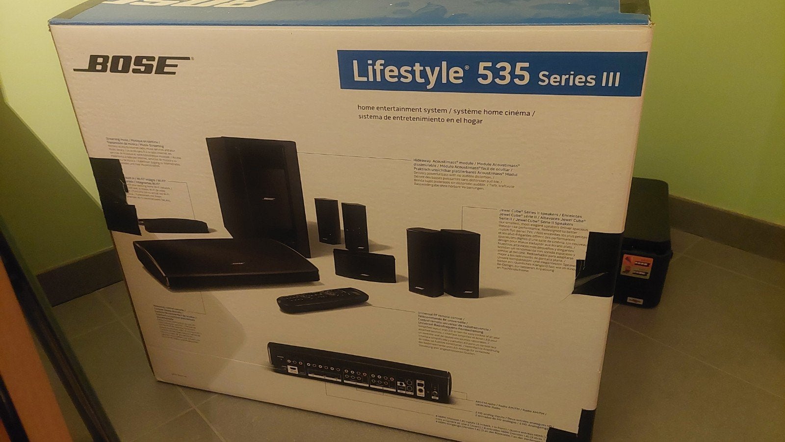 Bose Lifestyle 535 série III, Enlèvement