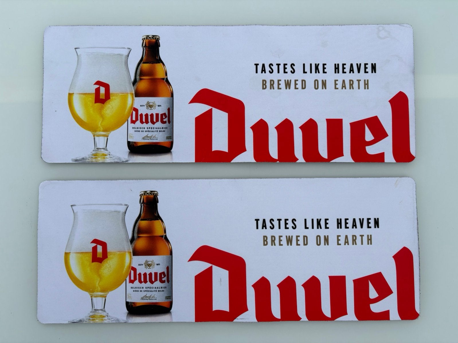 Duvel reclamebord / toogmat, Ophalen of Verzenden, Reclamebord