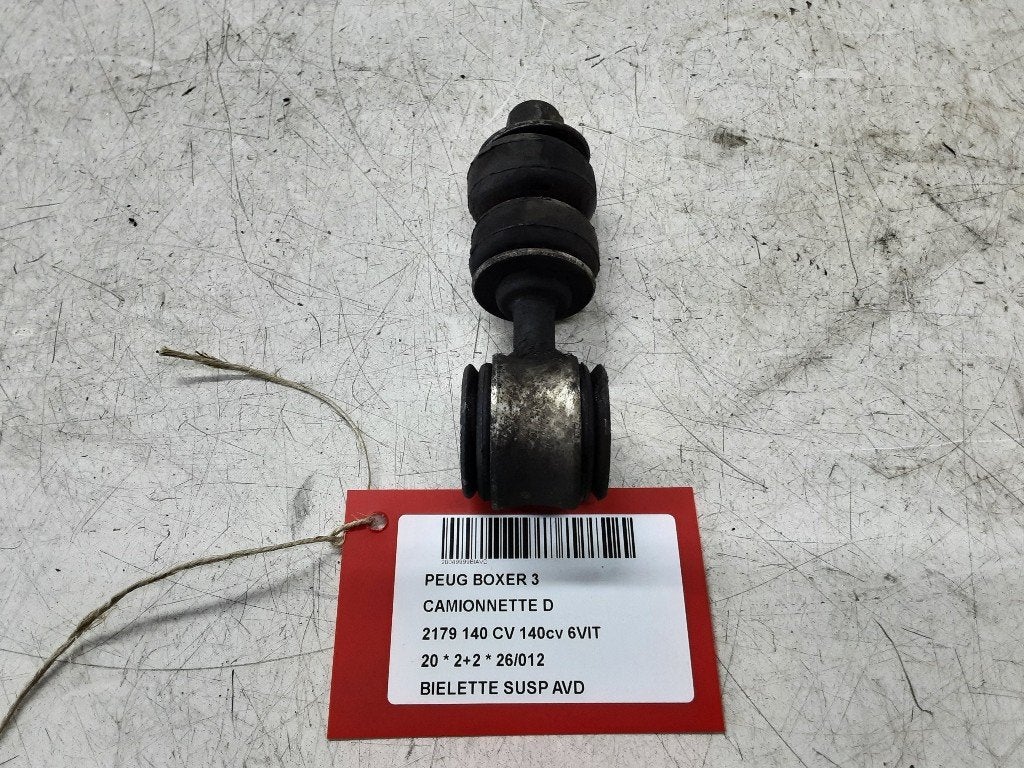 BIELLETTE DE BARRE STABILISATRICE AVANT DROIT Boxer (U9), Kontakt-peugeot@peugeot.com, Utilisé, Peugeot Deutschland GmbH, Bahnhofsplatz
65423  Rüsselsheim, DE
