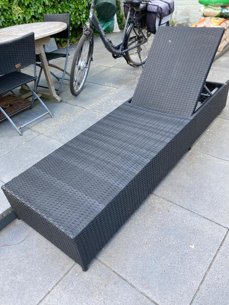 ligzetel, Ophalen, Zo goed als nieuw, Kunststof, Verstelbaar