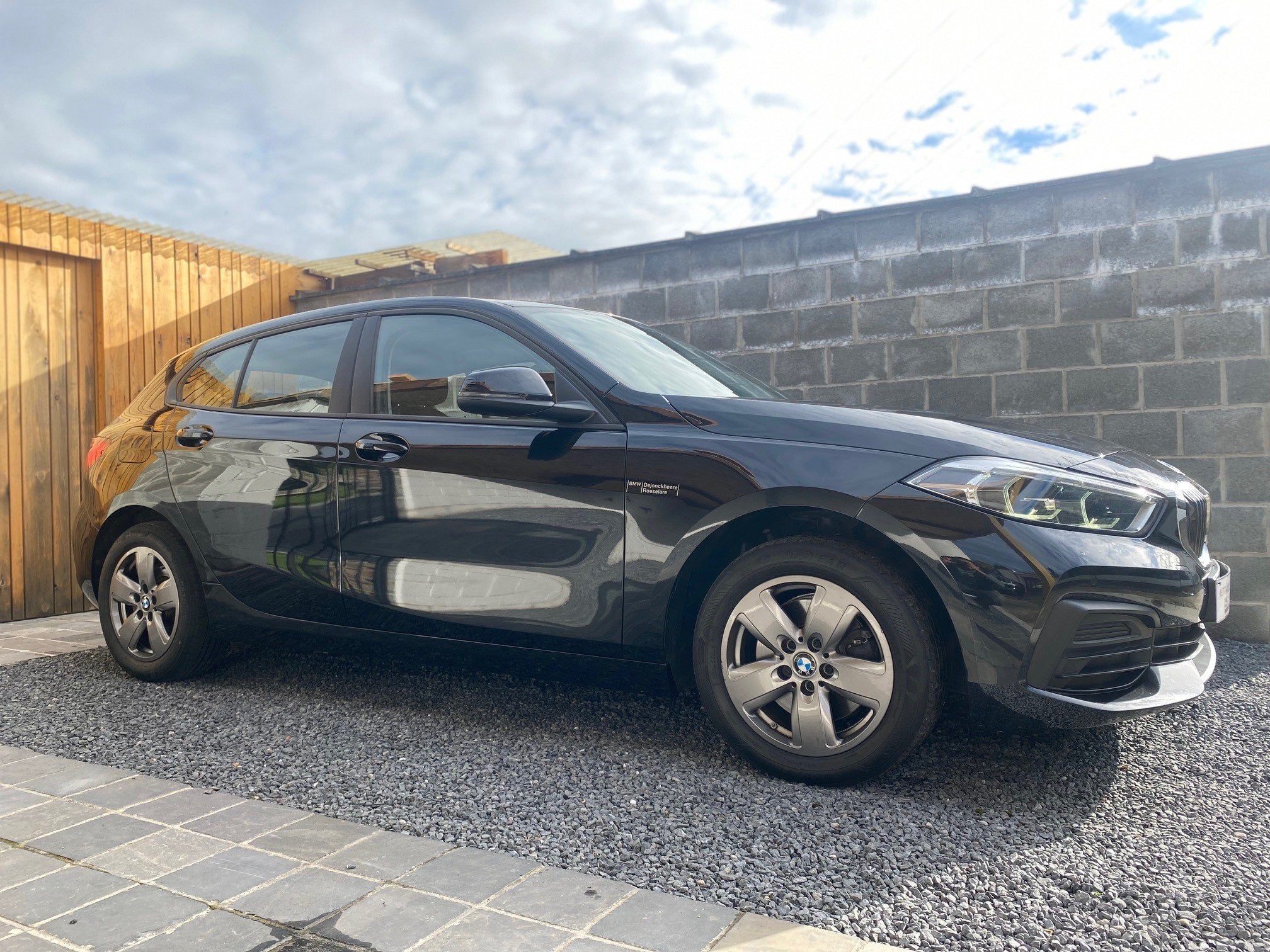 BMW 116 d Led Navigatie BT Pdc AppleCarPlay 89000km, Auto's, 116 pk, Zwart, Bedrijf, 3 cilinders