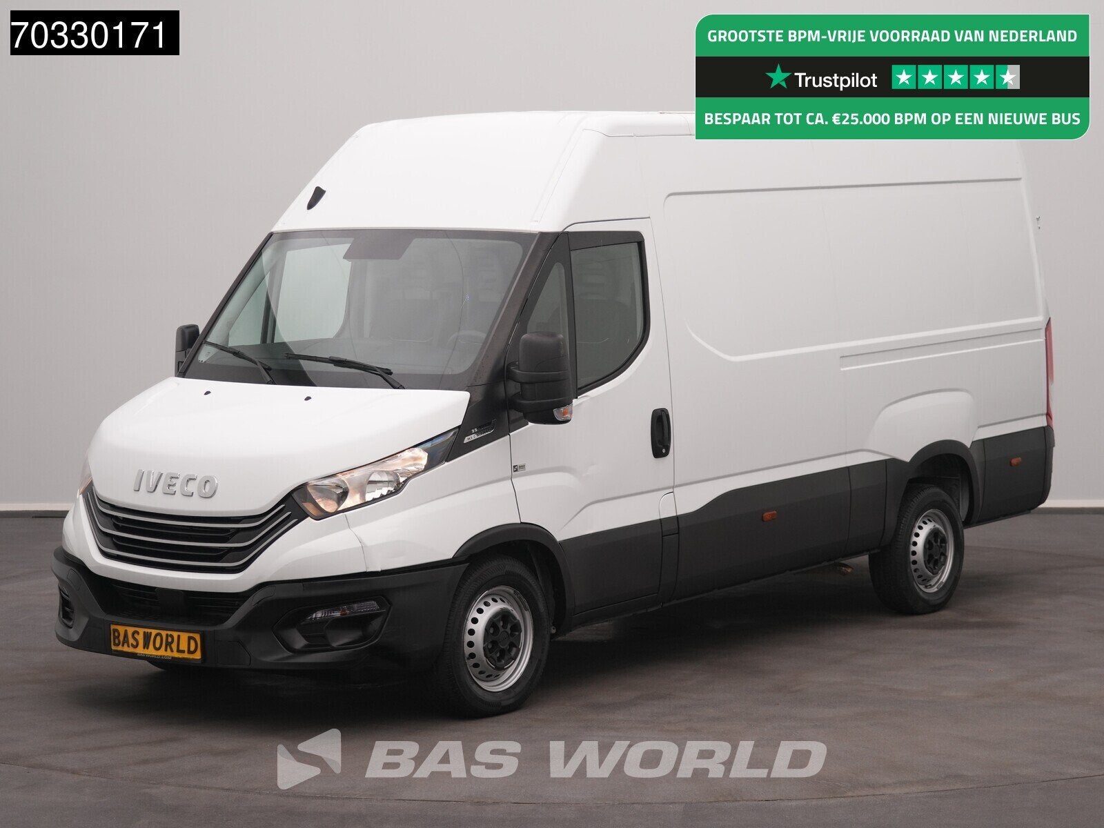 Iveco Daily 35S14 Automaat L2H2 Airco Cruise Camera 3520L L2, Auto's, Bestelwagens en Lichte vracht, Automaat, Stof, Gebruikt