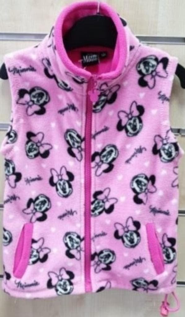 Minnie Mouse fleece Bodywarmer/Vest - Maat 116 - Disney, Neuf, Enlèvement ou Envoi, Minnie Mouse, Pull ou Veste