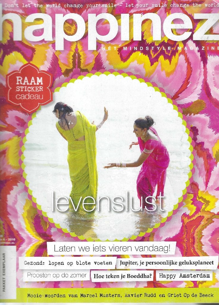 Happinez - Nr. 4 - Jaargang 2016 -, Livres, Enlèvement, Utilisé, Corps et Esprit