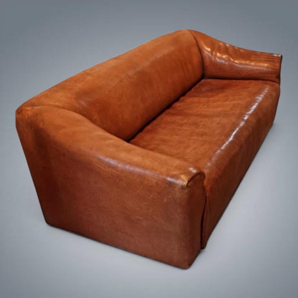 Canapé Vintage De Sede DS-47 Cuir Suisse 1970's, Enlèvement, Cuir