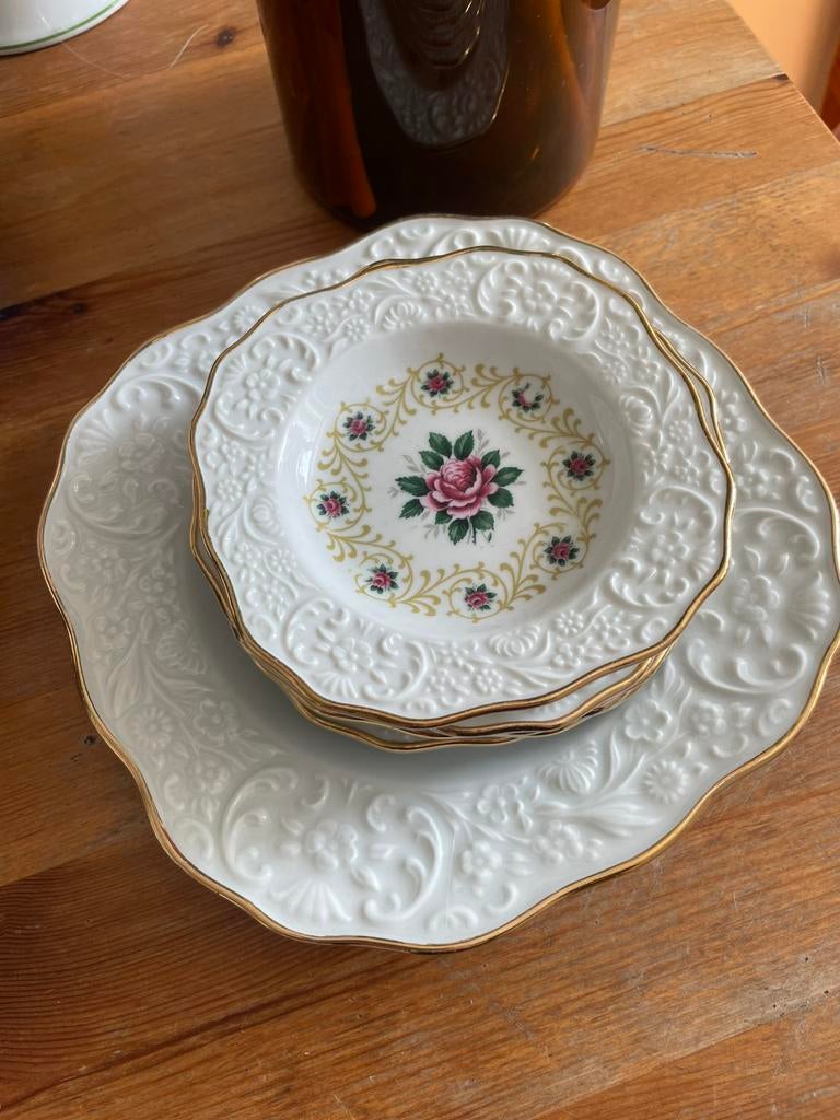 Vintage Bavaria Schumann Arzberg dessertset (7-delig), Antiek en Kunst, Antiek | Schalen, Ophalen