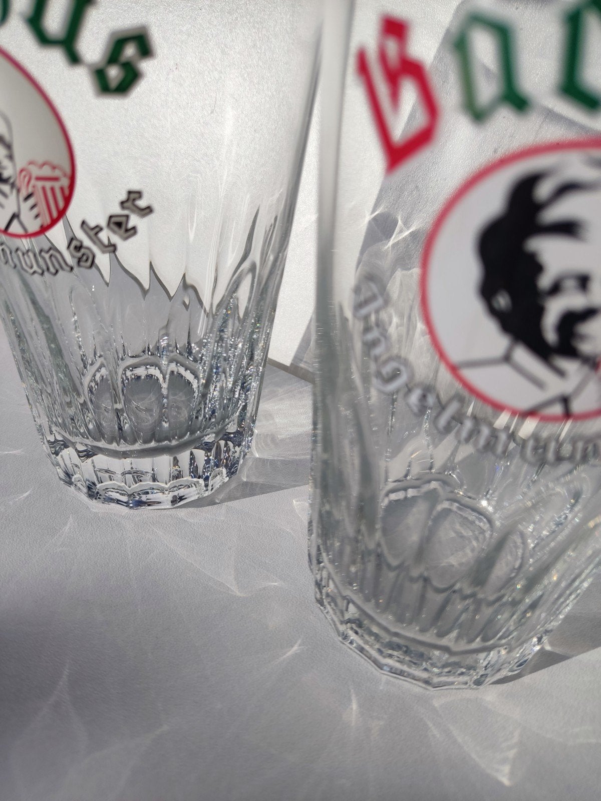 premier type de lot de 2 verres à bière Bacchus 25cl - Brouw, Enlèvement, Comme neuf, Verre ou Verres, Autres marques