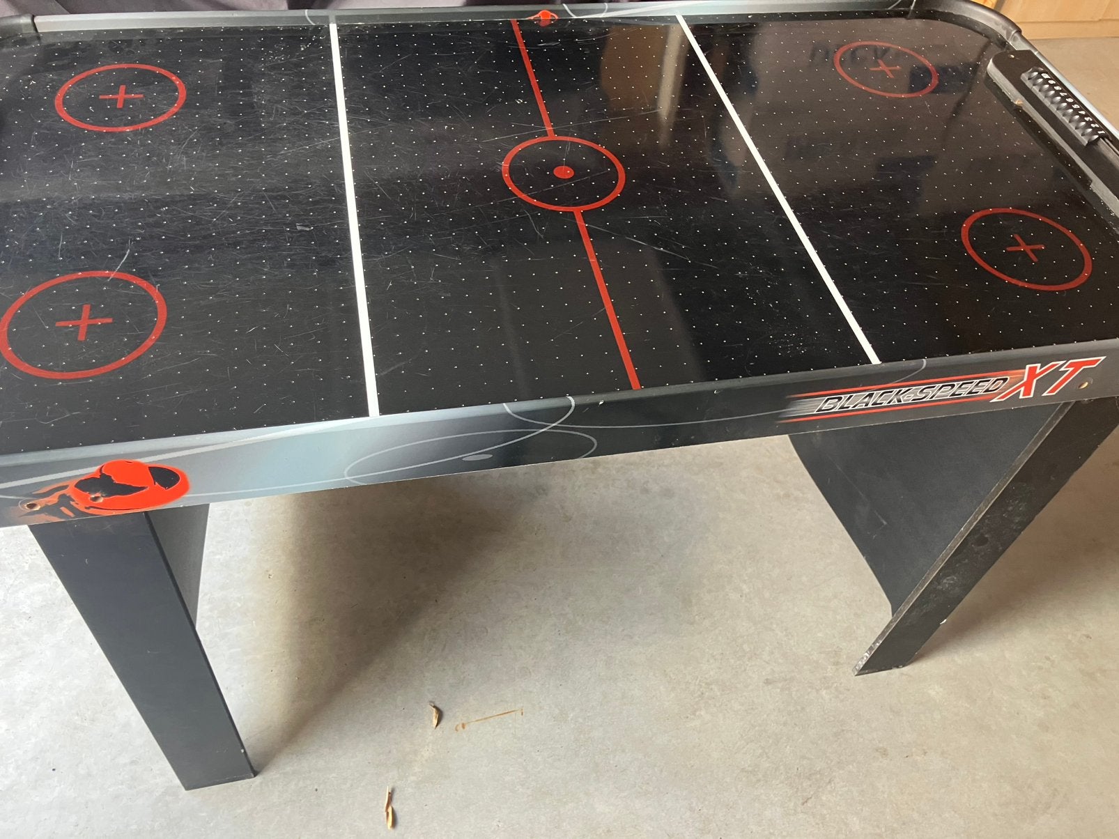 Table de hockey sur air, Enlèvement, Comme neuf