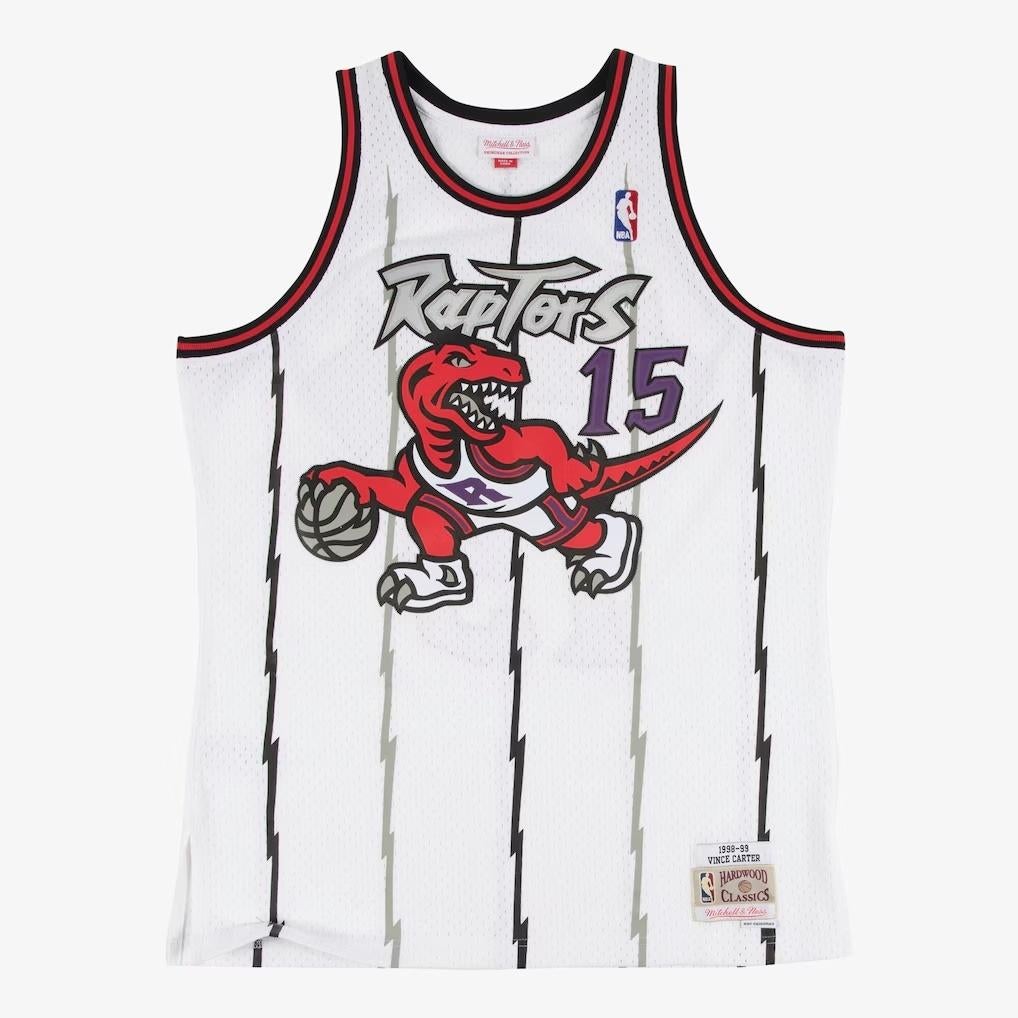 Mitchell & Ness NBA-swingman Vince Carter Toronto Raptors, Mitchell & Ness, Wit, Overige typen, Ophalen of Verzenden