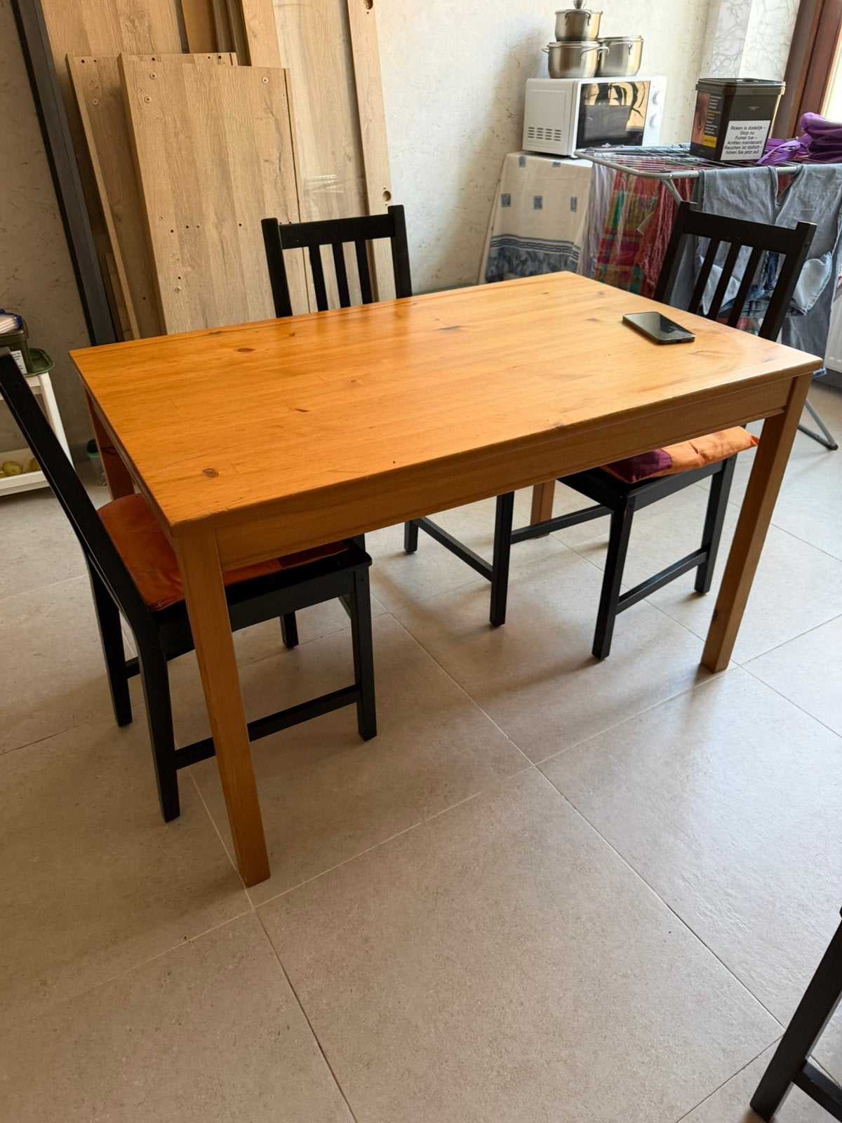 Table, Enlèvement, Utilisé