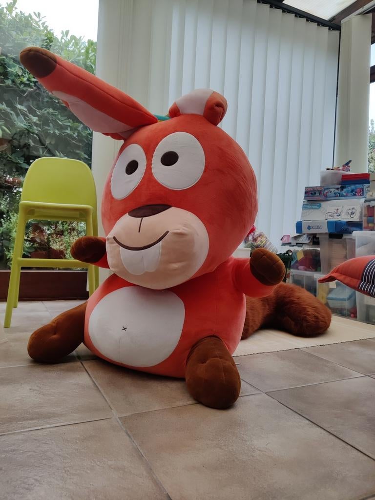 Reuze grote knuffel Eekhoorn Woody, Kinderen en Baby's, Speelgoed | Knuffels en Pluche, Ophalen