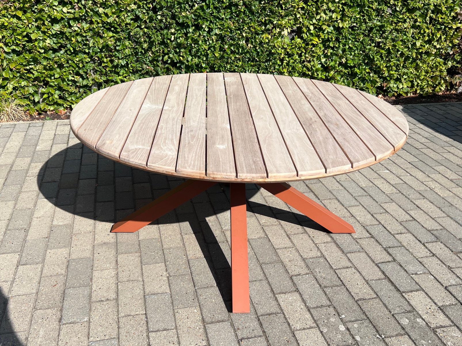 Yoi Tuintafel voor loungestoelen, Tuin en Terras, Tuintafels, Ophalen, Nieuw, Rond, Hout