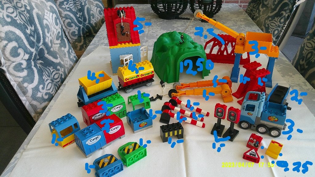Duplo onderdelen trein of treinset., Kinderen en Baby's, Speelgoed | Duplo en Lego, Ophalen of Verzenden, Zo goed als nieuw, Duplo