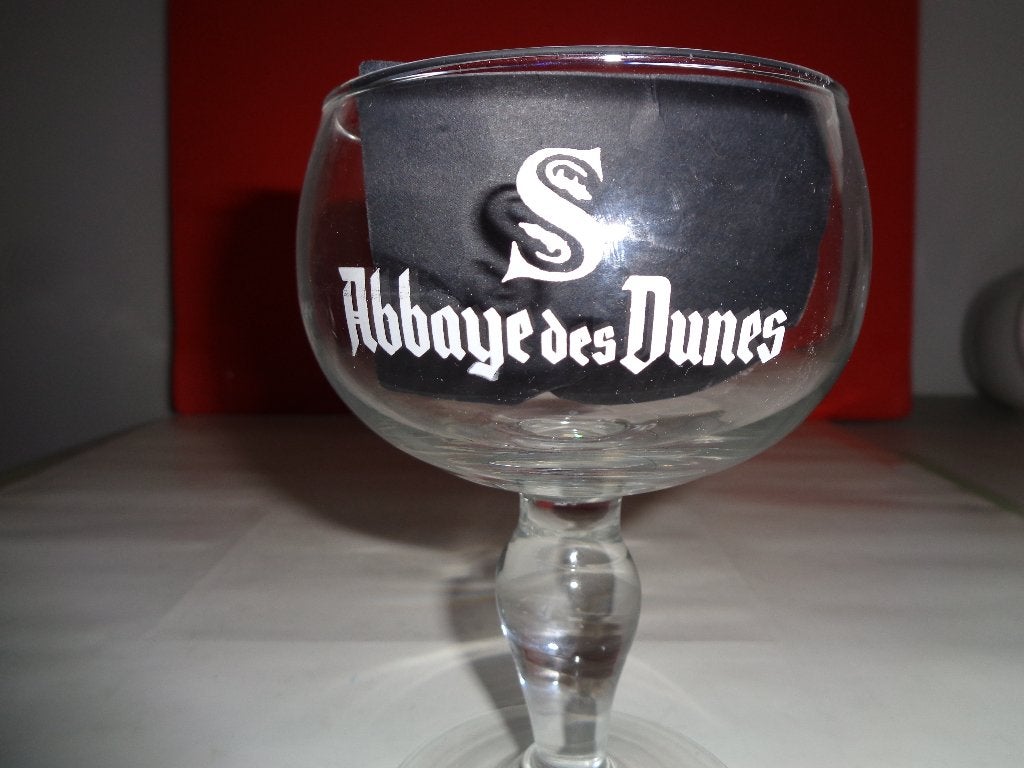 Bierglas Abbaye des Dunes Stacegem, Verzamelen, Ophalen of Verzenden, Zo goed als nieuw, Glas of Glazen, Overige merken