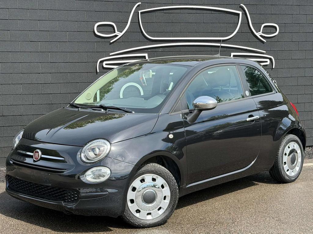 Fiat 500 1.2i Mirror+AIRCO+CARPLAY+CARNET COMPLET+EURO 6B, Auto's, Fiat, 4 zetels, Stof, Gebruikt, 4 cilinders