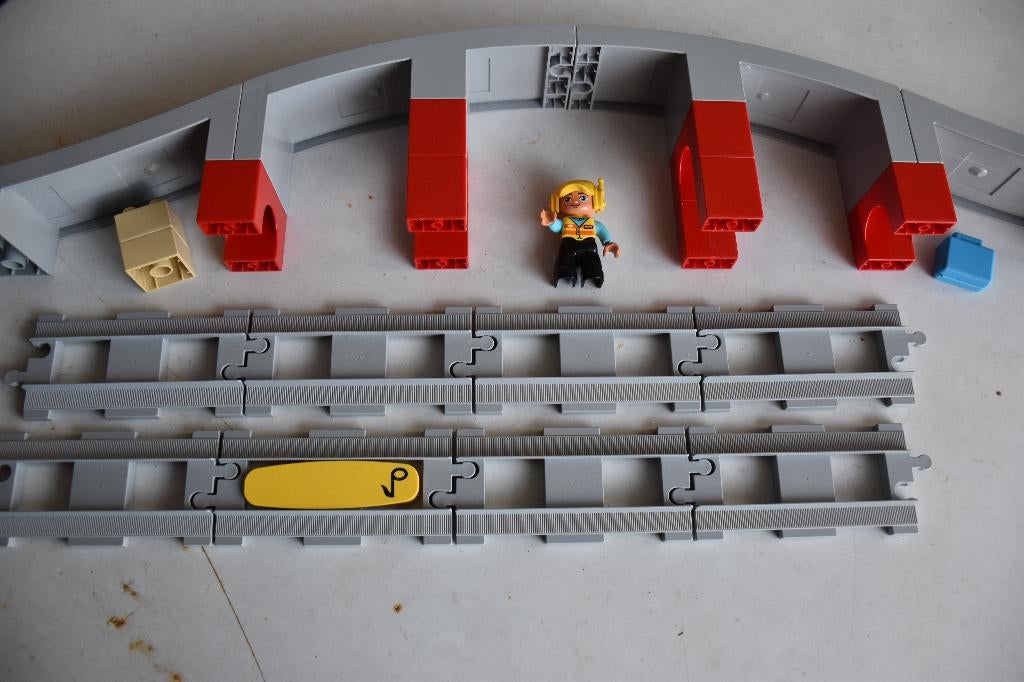 Duplo 10872 Treinbrug en -rails, Enfants & Bébés, Jouets | Duplo & Lego, Overige thema's, Ensemble complet, Enlèvement, Duplo