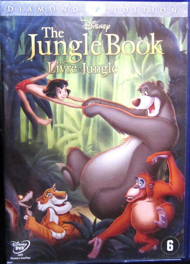 DVD DISNEY- AVONTUUR- THE JUNGLE BOOK, Cd's en Dvd's, Europees, Tekenfilm, Alle leeftijden, Ophalen of Verzenden