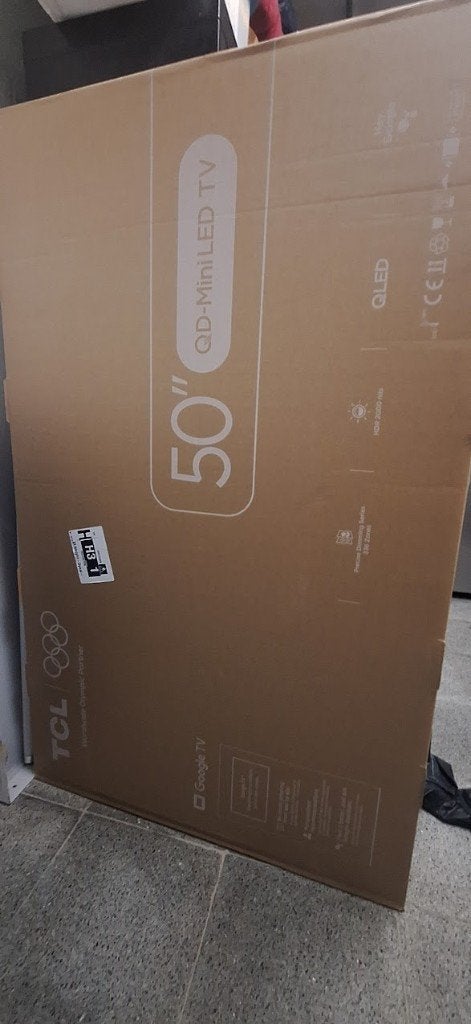TV TCL QD mini-LED 4K  50C79K, Neuf, Autres marques, QLED, 120 Hz