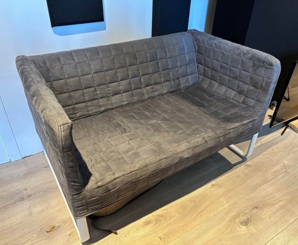 IKEA Knopparp bankje (donkergrijs), Ophalen, Zo goed als nieuw, Stof