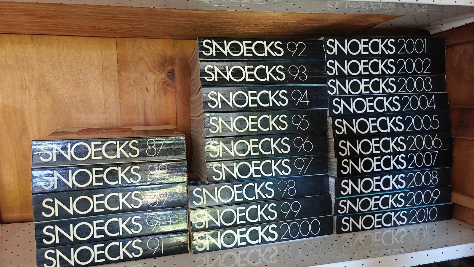 Snoecks jaarboeken 1987 t.e.m. 2010, Ophalen, Zo goed als nieuw