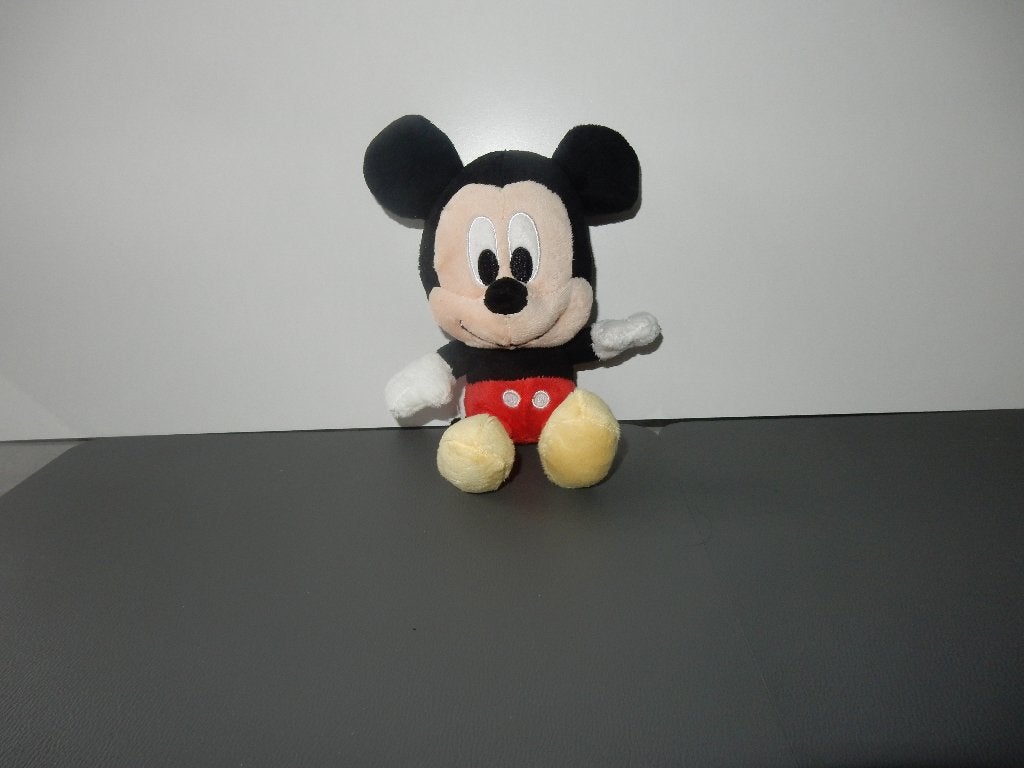 nr.2628 - Knuffel mickey mouse, Verzamelen, Ophalen of Verzenden, Mickey Mouse, Knuffel
