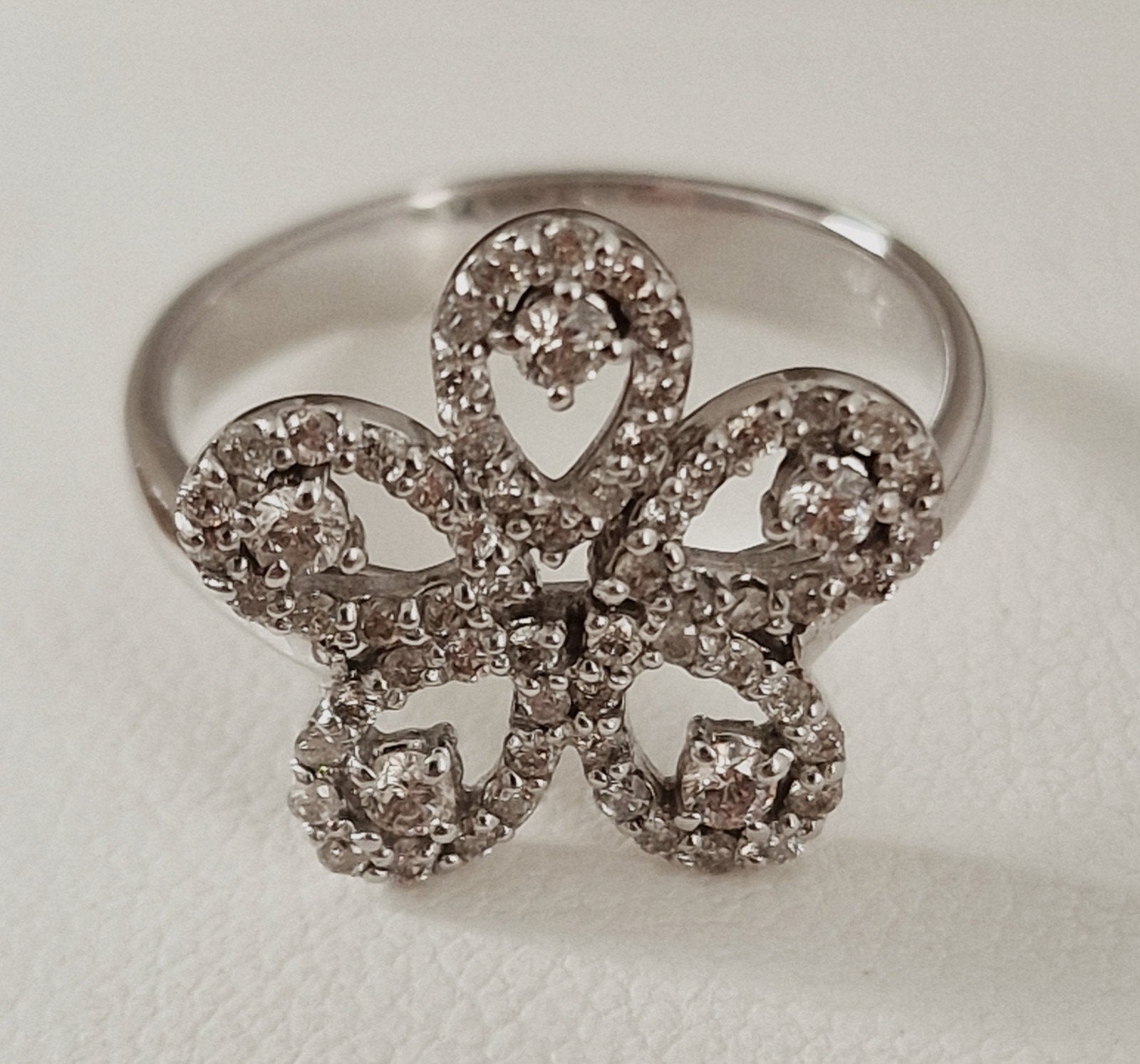 bague en or 18k et diamants, Or, Or, Enlèvement, Utilisé