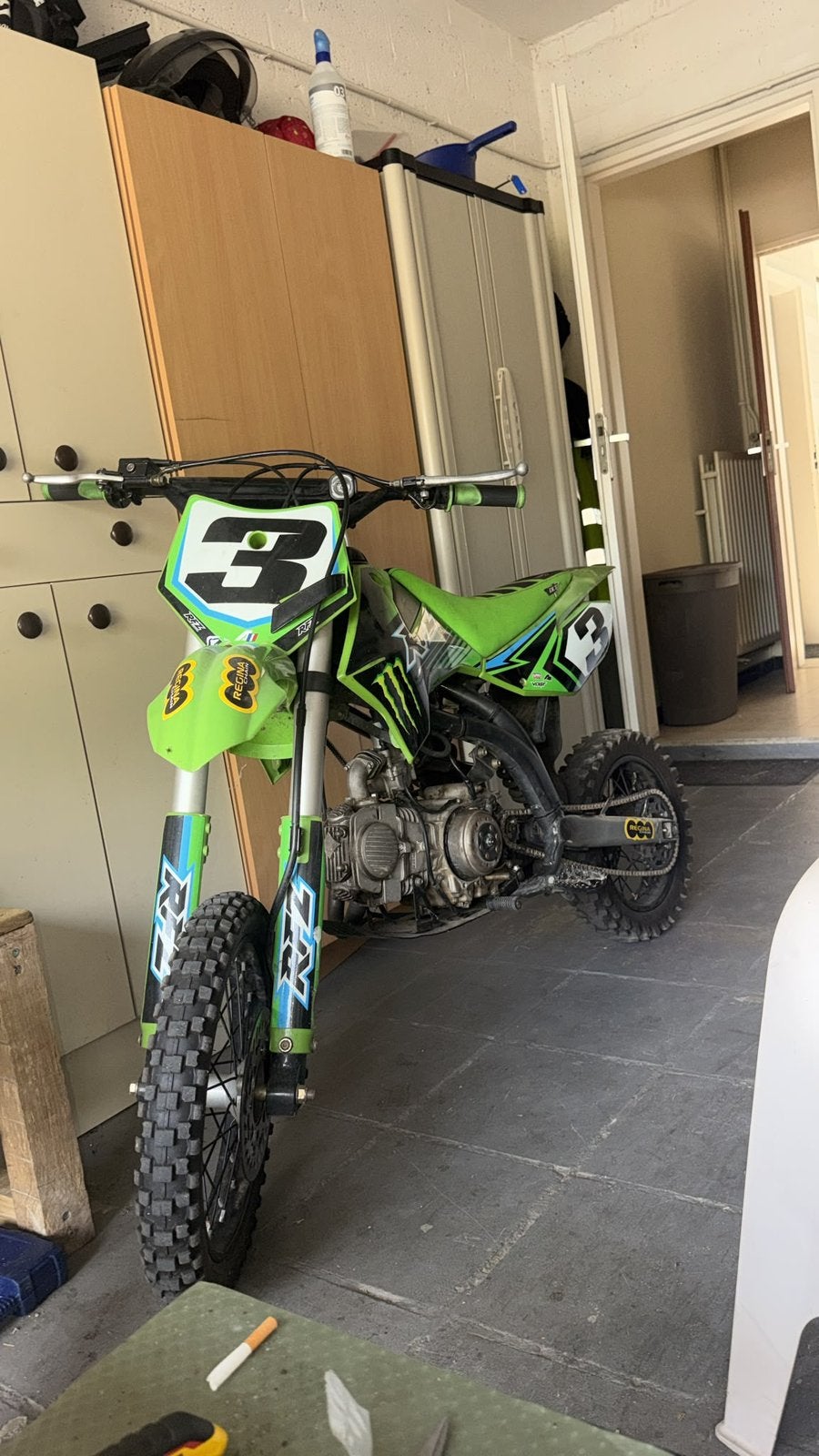 Rfz 150cc 4takt pitbike, Ophalen, Zo goed als nieuw