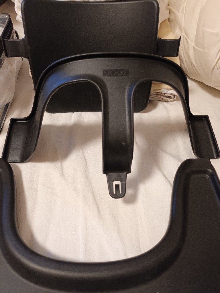 Stokke set, Kinderen en Baby's, Kinderstoelen, Ophalen, Zo goed als nieuw, Meegroeistoel, Afneembaar eetblad