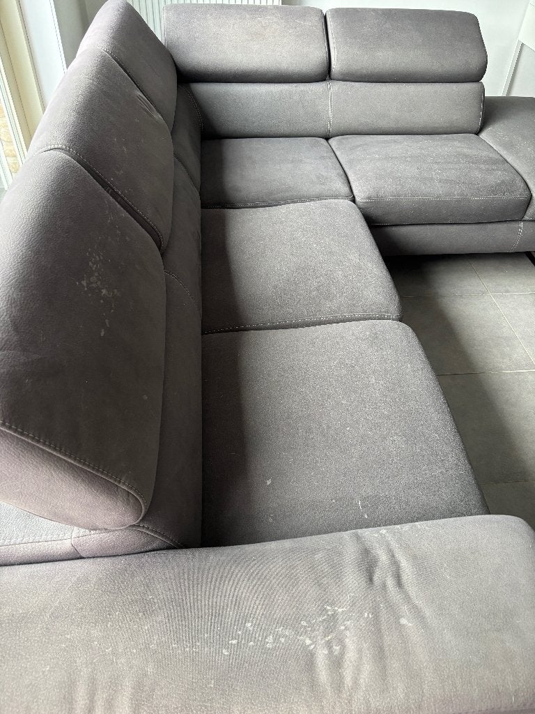 Hoeksalon stof, Maison & Meubles, 100 à 125 cm, 250 à 300 cm, Banc d'angle, Quatre personnes ou plus