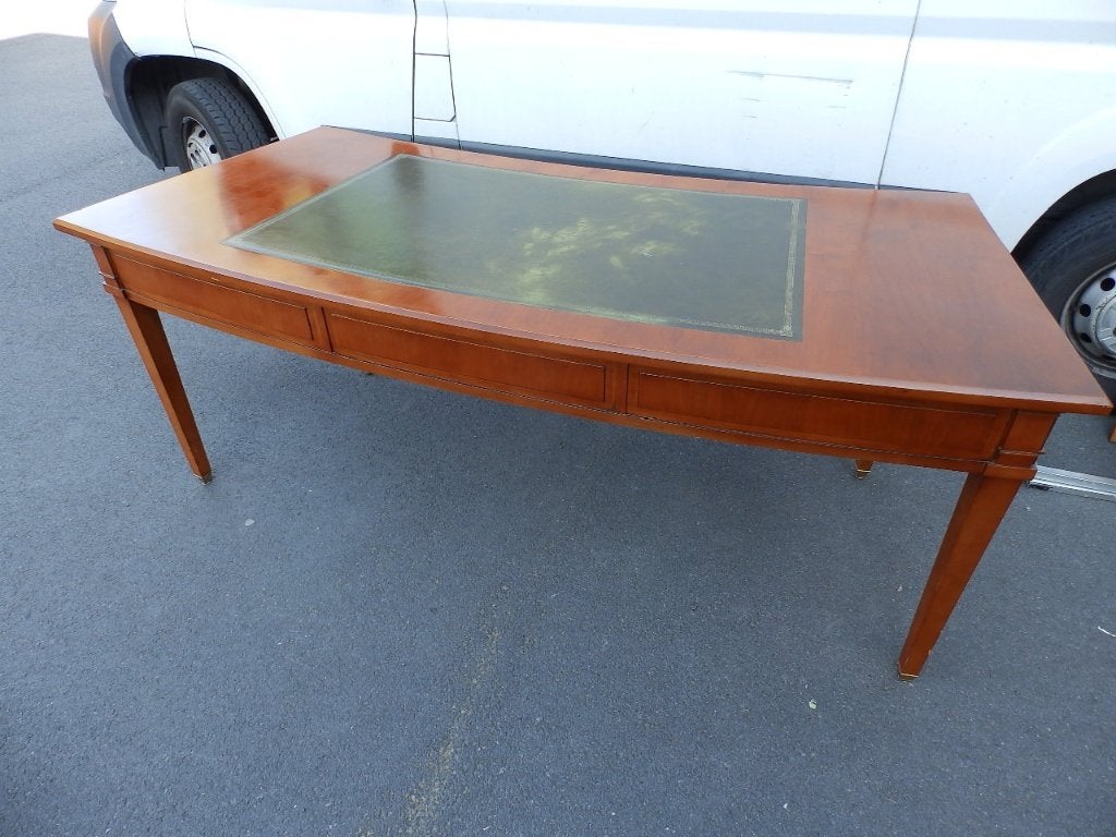 Luxueux bureau courbé style anglais, Maison & Meubles, 90 cm, Autres marques, Classique, Utilisé