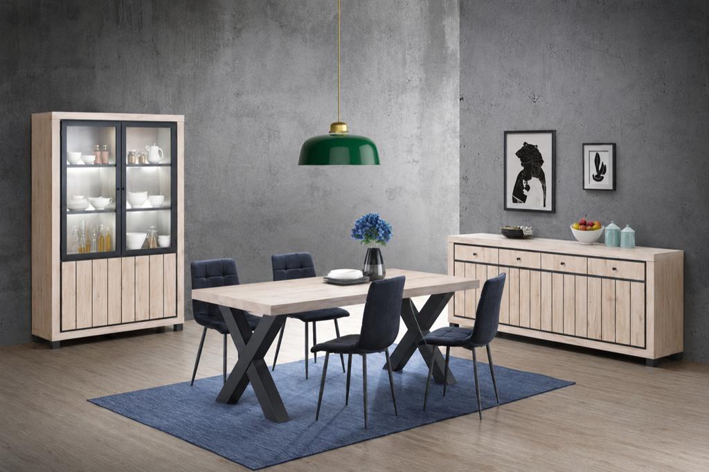 Salle à manger complete en excellent état–1000€ négociable, Ophalen, Zo goed als nieuw