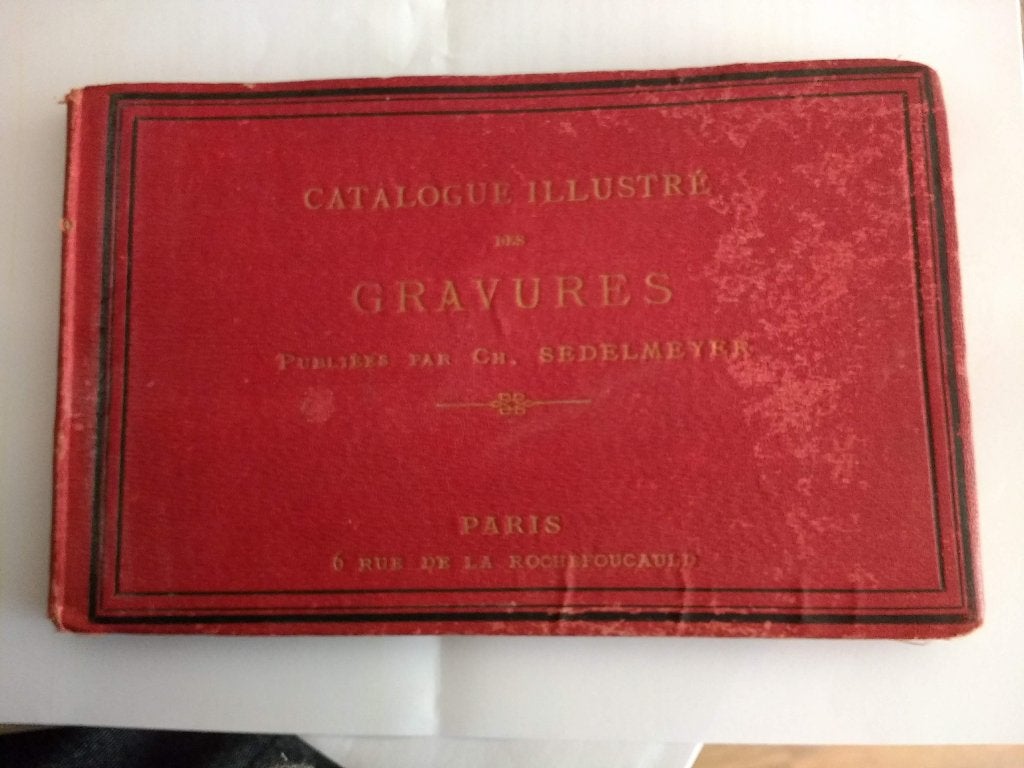 Parijs Catalogus uit 1889  Gravures  o.a Rembrandt, Antiek en Kunst, Kunst | Etsen en Gravures, Ophalen of Verzenden, Ets