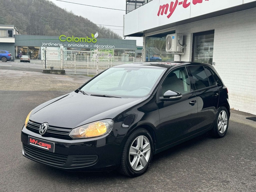 Volkswagen Golf Golf 6 2000 Tdi 110cv 5 portes Gps, Stof, Gebruikt, Zwart, Zwart
