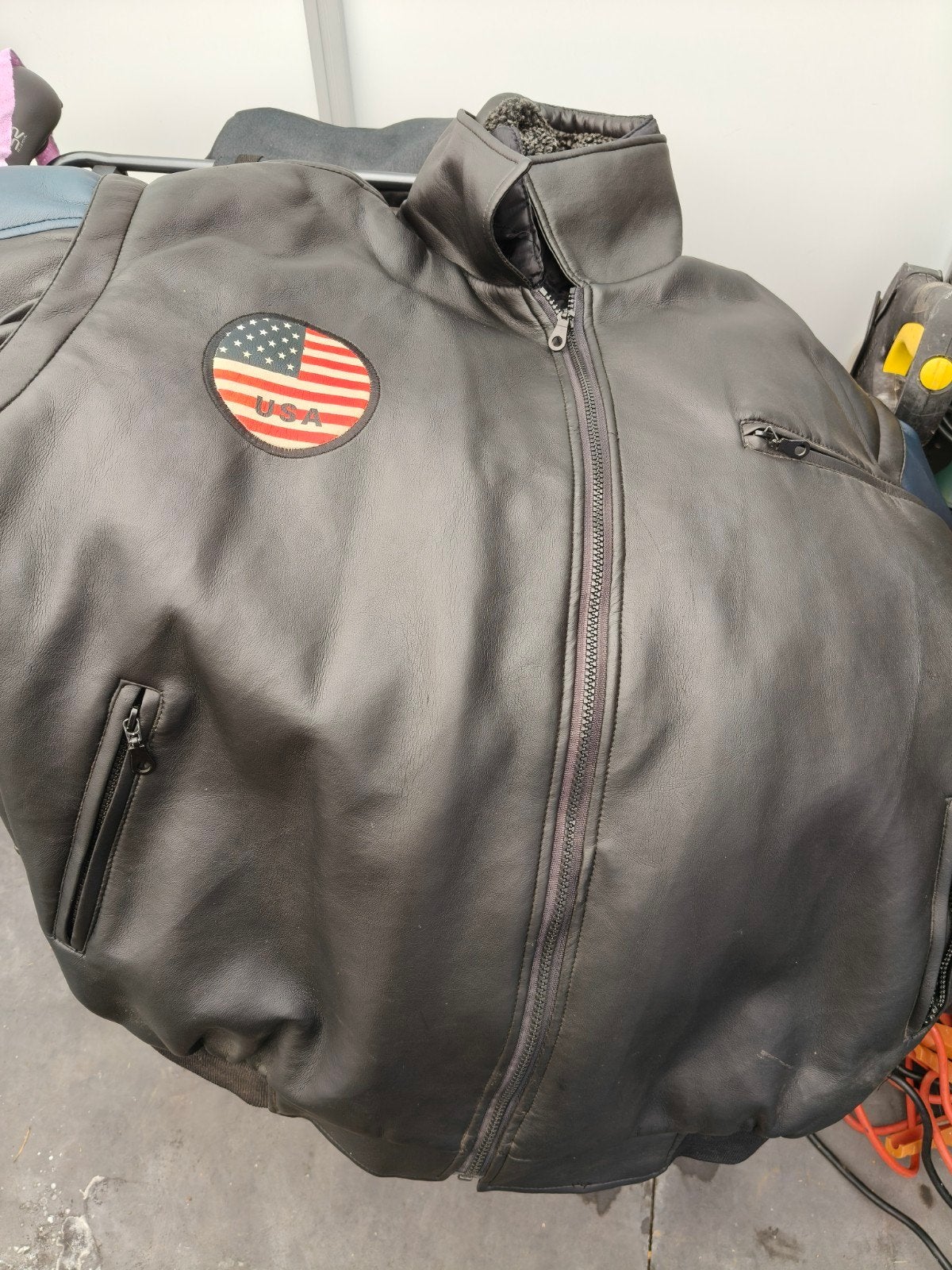 lederen vest met binnenvest,grote maat, Kleding | Heren, Ophalen of Verzenden