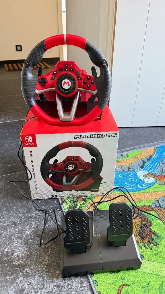 Mario Kart racing wheel pro deluxe Nitendo, Consoles de jeu & Jeux vidéo, Enlèvement, Comme neuf, Switch