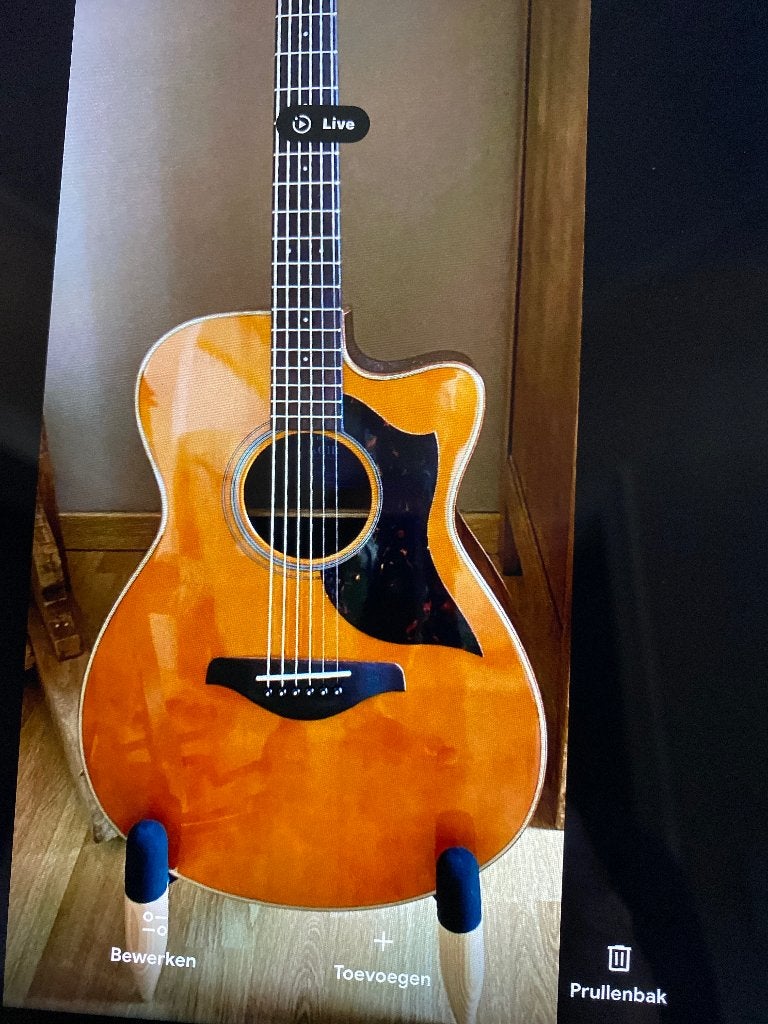 Yamaha AC1RII vintage natural akoestische gitaar, Ophalen, Nieuw, Western- of Steelstringgitaar
