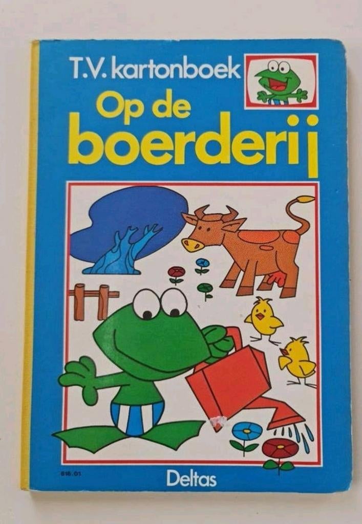 Kartonnen boek : plons op de boerderij / Ray Goossens, Livres, Livres pour enfants | 0 an et plus, Enlèvement ou Envoi