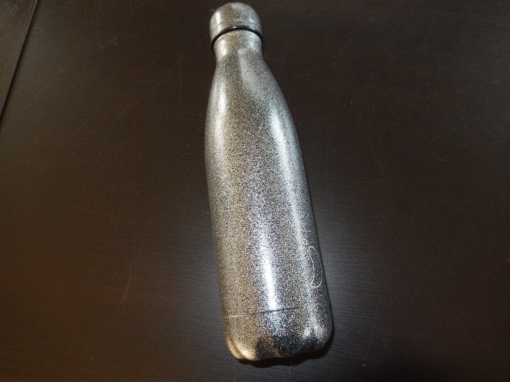 Thermosfles zilverkleurig (zgan), Ophalen of Verzenden, Zo goed als nieuw