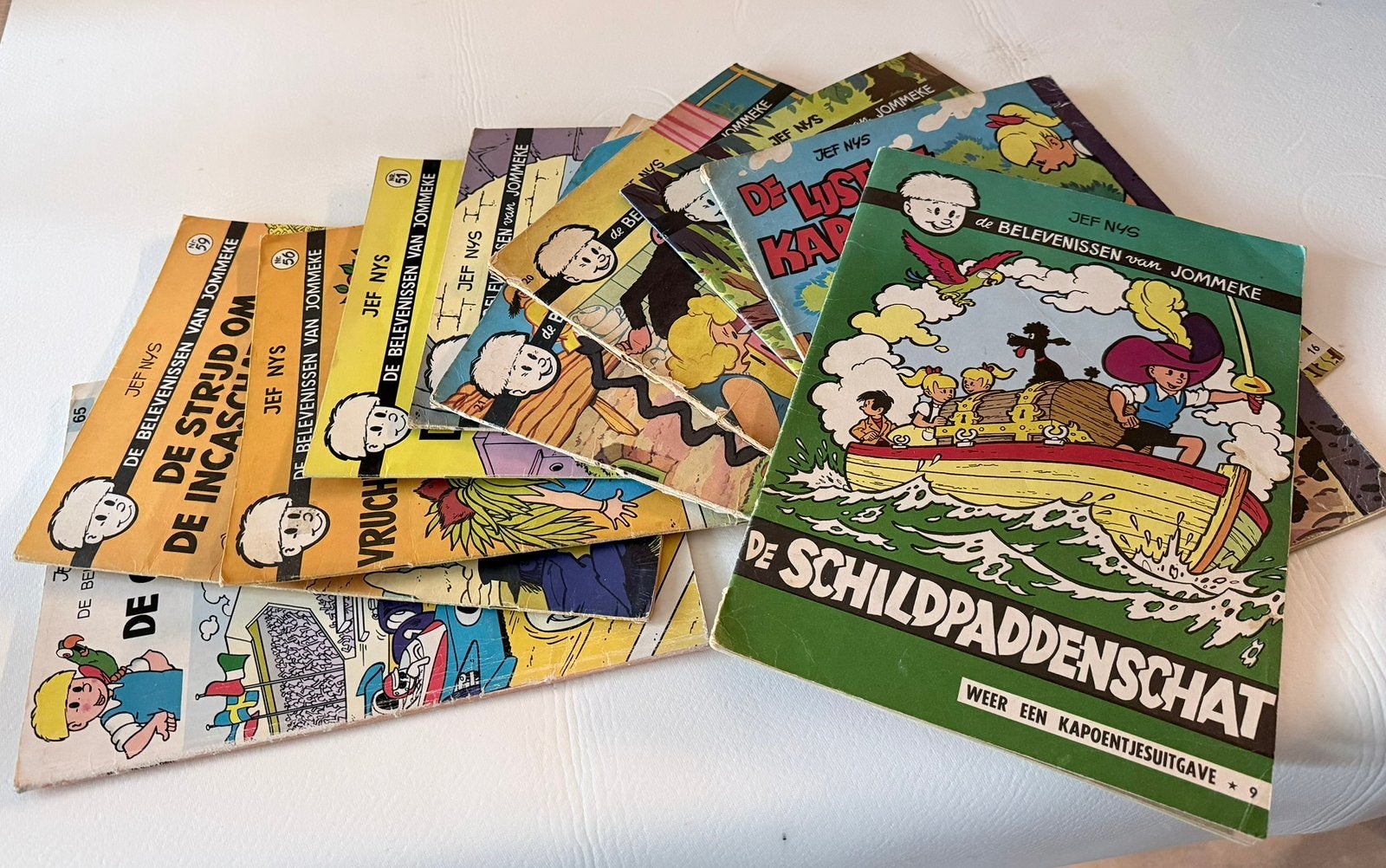 10 Strips Jommeke, Ophalen of Verzenden, Zo goed als nieuw, Jef Nys., Europa