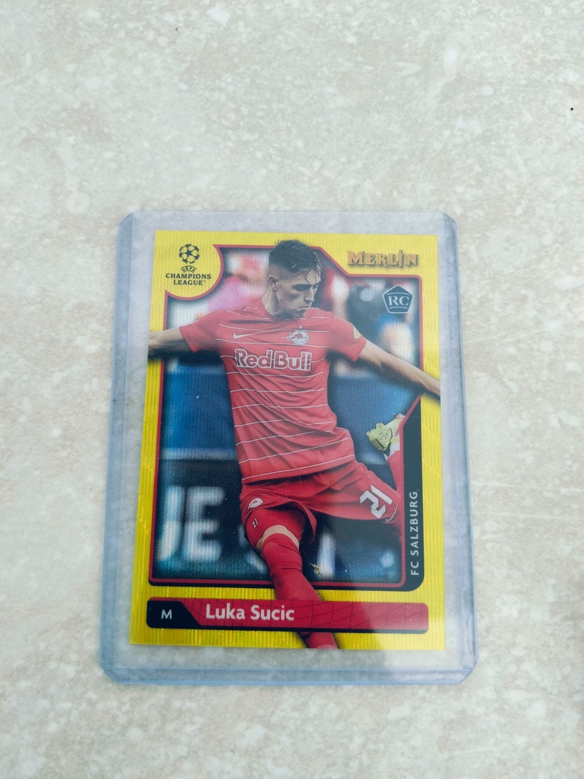 Topps Merlin Luka Sucic Salzburg genummerd, Enlèvement ou Envoi